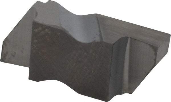 Kennametal - 3125NG Grade K68, 3.18mm Cutting Width Carbide Grooving Insert - 3.81mm Max Depth of Cut, Right Hand, 0.19mm Corner Radius, Uncoated - Eagle Tool & Supply