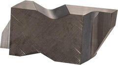 Kennametal - 3088NG Grade K68, 2.24mm Cutting Width Carbide Grooving Insert - 2.39mm Max Depth of Cut, Right Hand, 0.19mm Corner Radius, Uncoated - Eagle Tool & Supply