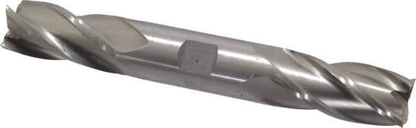 Interstate - 7/8", 1-7/8" LOC, 7/8" Shank Diam, 6-1/8" OAL, 4 Flute, Cobalt Square End Mill - Double End, Uncoated, Spiral Flute, Centercutting, Right Hand Cut, Right Hand Flute - Eagle Tool & Supply