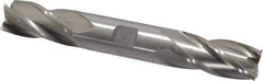 Interstate - 7/8", 1-7/8" LOC, 7/8" Shank Diam, 6-1/8" OAL, 4 Flute, Cobalt Square End Mill - Double End, Uncoated, Spiral Flute, Centercutting, Right Hand Cut, Right Hand Flute - Eagle Tool & Supply