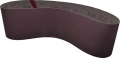 3M - 6" Wide x 48" OAL, 150 Grit, Aluminum Oxide Abrasive Belt - Aluminum Oxide, Very Fine, Coated, X Weighted Cloth Backing, Series 241D - Eagle Tool & Supply