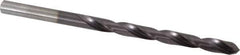 Chicago-Latrobe - #2 135° High Speed Steel Jobber Drill - TiAlN Finish, Right Hand Cut, Spiral Flute, Straight Shank, 3-7/8" OAL, Split Point - Eagle Tool & Supply