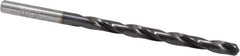 Chicago-Latrobe - #10 135° High Speed Steel Jobber Drill - TiAlN Finish, Right Hand Cut, Spiral Flute, Straight Shank, 3-5/8" OAL, Split Point - Eagle Tool & Supply
