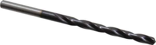 Chicago-Latrobe - #11 135° High Speed Steel Jobber Drill - TiAlN Finish, Right Hand Cut, Spiral Flute, Straight Shank, 3-1/2" OAL, Split Point - Eagle Tool & Supply