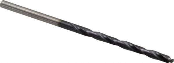 Chicago-Latrobe - #31 135° High Speed Steel Jobber Drill - TiAlN Finish, Right Hand Cut, Spiral Flute, Straight Shank, 2-3/4" OAL, Split Point - Eagle Tool & Supply