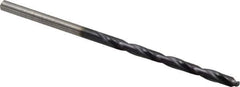 Chicago-Latrobe - #31 135° High Speed Steel Jobber Drill - TiAlN Finish, Right Hand Cut, Spiral Flute, Straight Shank, 2-3/4" OAL, Split Point - Eagle Tool & Supply