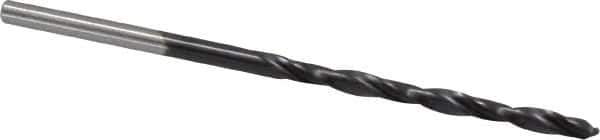 Chicago-Latrobe - #37 135° High Speed Steel Jobber Drill - TiAlN Finish, Right Hand Cut, Spiral Flute, Straight Shank, 2-1/2" OAL, Split Point - Eagle Tool & Supply