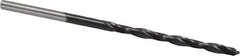Chicago-Latrobe - #37 135° High Speed Steel Jobber Drill - TiAlN Finish, Right Hand Cut, Spiral Flute, Straight Shank, 2-1/2" OAL, Split Point - Eagle Tool & Supply