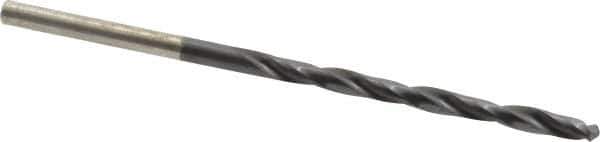 Chicago-Latrobe - #41 135° High Speed Steel Jobber Drill - TiAlN Finish, Right Hand Cut, Spiral Flute, Straight Shank, 2-3/8" OAL, Split Point - Eagle Tool & Supply