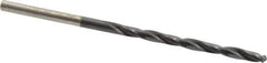 Chicago-Latrobe - #41 135° High Speed Steel Jobber Drill - TiAlN Finish, Right Hand Cut, Spiral Flute, Straight Shank, 2-3/8" OAL, Split Point - Eagle Tool & Supply