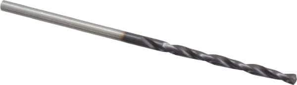 Chicago-Latrobe - #49 135° High Speed Steel Jobber Drill - TiAlN Finish, Right Hand Cut, Spiral Flute, Straight Shank, 2" OAL, Split Point - Eagle Tool & Supply