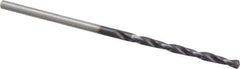 Chicago-Latrobe - #49 135° High Speed Steel Jobber Drill - TiAlN Finish, Right Hand Cut, Spiral Flute, Straight Shank, 2" OAL, Split Point - Eagle Tool & Supply
