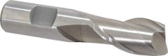 Interstate - 13/16", 1-1/2" LOC, 3/4" Shank Diam, 3-3/4" OAL, 2 Flute, Cobalt Square End Mill - Single End, Uncoated, Spiral Flute, Centercutting, Right Hand Cut, Right Hand Flute - Eagle Tool & Supply