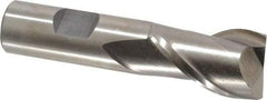 Interstate - 15/16", 1-1/2" LOC, 3/4" Shank Diam, 3-5/8" OAL, 2 Flute, Cobalt Square End Mill - Single End, Uncoated, Spiral Flute, Centercutting, Right Hand Cut, Right Hand Flute - Eagle Tool & Supply