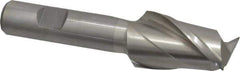 Interstate - 1", 1-5/8" LOC, 5/8" Shank Diam, 4-1/8" OAL, 2 Flute, Cobalt Square End Mill - Single End, Uncoated, Spiral Flute, Centercutting, Right Hand Cut, Right Hand Flute - Eagle Tool & Supply