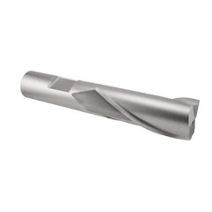 Interstate - 1", 1-1/2" LOC, 3/4" Shank Diam, 3-3/4" OAL, 2 Flute, Cobalt Square End Mill - Single End, Uncoated, Spiral Flute, Centercutting, Right Hand Cut, Right Hand Flute - Eagle Tool & Supply
