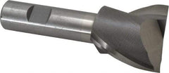 Interstate - 1-5/8", 1-5/8" LOC, 3/4" Shank Diam, 4-1/8" OAL, 2 Flute, Cobalt Square End Mill - Single End, Uncoated, Spiral Flute, Centercutting, Right Hand Cut, Right Hand Flute - Eagle Tool & Supply