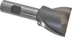 Interstate - 1-3/4", 1-5/8" LOC, 3/4" Shank Diam, 4-1/8" OAL, 2 Flute, Cobalt Square End Mill - Single End, Uncoated, Spiral Flute, Centercutting, Right Hand Cut, Right Hand Flute - Eagle Tool & Supply