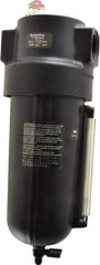 Norgren - 1 NPT Port, 250 Max psi, Heavy-Duty Lubricator - Metal Bowl with Sight Glass, Aluminum Body, 275 CFM, 175°F Max, 4-1/2" Wide x 12.43" High - Eagle Tool & Supply