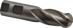 Interstate - 1" Diam, 2" LOC, 4 Flute Cobalt Ball End Mill - Uncoated, Single End, 4-1/2" OAL, 1" Shank Diam, Spiral Flute - Eagle Tool & Supply