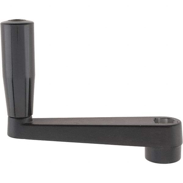 Gibraltar - Revolving Crank Handle - 5/8" Square Bore, Plastic/Aluminum - Eagle Tool & Supply