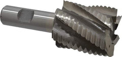 Interstate - 1-3/4" Diam, Coarse Pitch, 2" LOC, 6 Flute Cobalt Roughing Square End Mill - Uncoated, 4-1/4" OAL, 3/4" Shank Diam, Single End - Eagle Tool & Supply