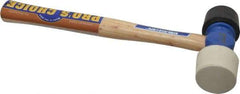 Vaughan Bushnell - 1-1/2 Lb Head Rubber Mallet - 14" OAL, Wood Handle - Eagle Tool & Supply