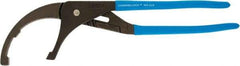 Channellock - 5-1/2" Max Diam, Adjustable Oil Filter Plier - 15" OAL, 5-1/2 Max Capacity, Oil Filter Plier - Eagle Tool & Supply