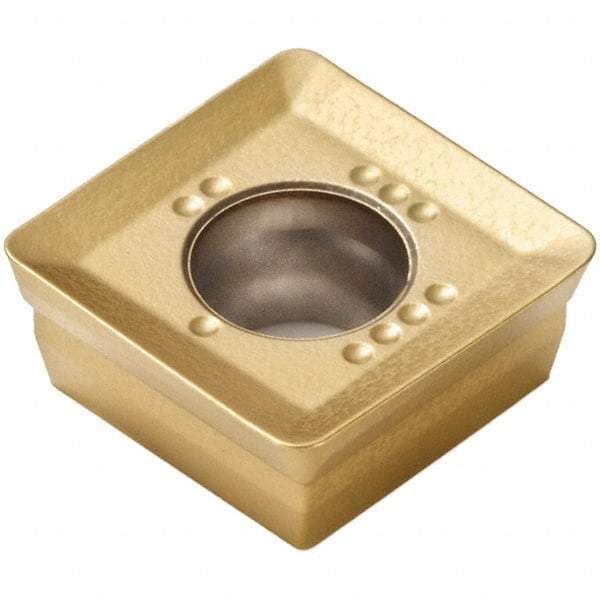Seco - SONX09T308 M10 Grade F40M Carbide Milling Insert - TiAlN/TiN Finish, 0.156" Thick, 0.376" Inscribed Circle, 0.031" Corner Radius - Eagle Tool & Supply