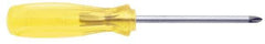 Urrea - #2, 12" OAL, Standard Phillips Screwdriver - 8" Handle Length, Round Shank, Acetate Handle - Eagle Tool & Supply
