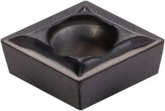 Kennametal - CCMT21.50.5 LF Grade KC5025 Carbide Turning Insert - TiAlN Finish, 80° Diamond, 1/4" Inscr Circle, 3/32" Thick, 0.0079" Corner Radius - Eagle Tool & Supply