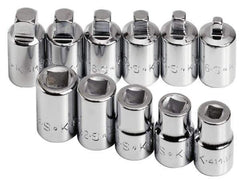 SK - 11 Piece 3/8" Drive Socket Set - 4 Points, 3/16" to 3/8" Range, Inch Measurement Standard - Eagle Tool & Supply