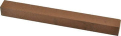 Norton - 6" Long x 5/8" Wide x 5/8" Thick, Aluminum Oxide Sharpening Stone - Square, Medium Grade - Eagle Tool & Supply