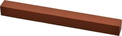 Norton - 6" Long x 5/8" Wide x 5/8" Thick, Aluminum Oxide Sharpening Stone - Square, Fine Grade - Eagle Tool & Supply