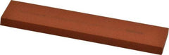Norton - 5" Long x 1" Wide x 3/16" Thick, Aluminum Oxide Sharpening Stone - Rectangle, Fine Grade - Eagle Tool & Supply