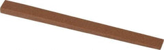 Norton - 4" Long x 5/16" Wide x 1/8" Thick, Aluminum Oxide Sharpening Stone - Taper, Medium Grade - Eagle Tool & Supply