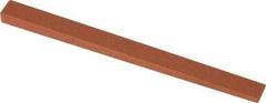 Norton - 4" Long x 5/16" Wide x 5/16" Thick, Aluminum Oxide Sharpening Stone - Taper, Fine Grade - Eagle Tool & Supply