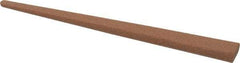 Norton - 4" Long x 3/8" Wide x 1/8" Thick, Aluminum Oxide Sharpening Stone - Taper, Medium Grade - Eagle Tool & Supply