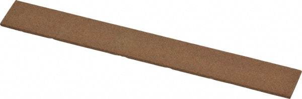 Norton - 4" Long x 1/2" Wide x 1/16" Thick, Aluminum Oxide Sharpening Stone - Taper, Medium Grade - Eagle Tool & Supply