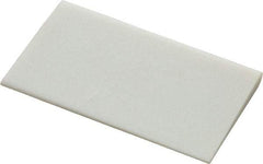 Norton - 3" Long x 1-3/4" Diam x 1/4" Thick, Novaculite Sharpening Stone - Round Edge Slip, Ultra Fine Grade - Eagle Tool & Supply