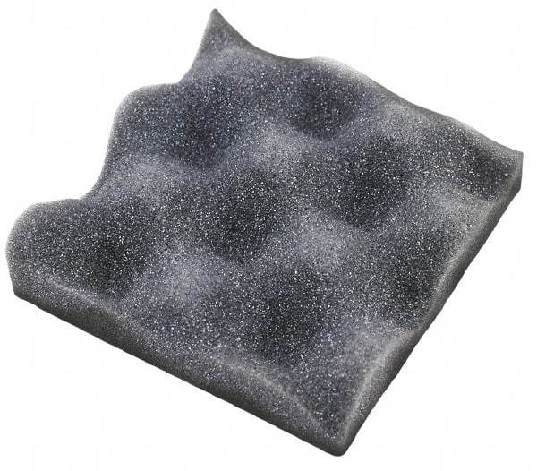 American Acoustical Products - 54" Long x 54" Wide x 1" Thick, Polyester Foam Sheet - Contoured - Eagle Tool & Supply