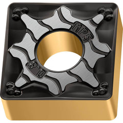Turning Insert:  SNMG544-MP5 WPP20G,  Solid Carbide TiCN, Al2O3 & TiN Finish,  Neutral,  0.6250″ Long,  5/8″ Inscribed Circle,  0.0630″ Corner Radius,  90.0 &deg N/A Square,  Series  SNMG-MP5