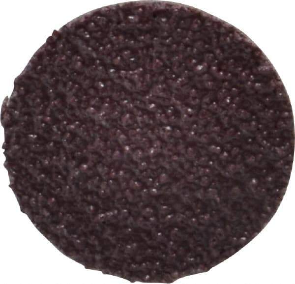 3M - 3/4" Diam, 60 Grit Aluminum Oxide Adhesive PSA Disc - Medium Grade, X Weighted Cloth Backing, For Bench Top Motors, Random Orbital Sanders - Eagle Tool & Supply