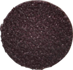 3M - 3/4" Diam, 60 Grit Aluminum Oxide Adhesive PSA Disc - Medium Grade, X Weighted Cloth Backing, For Bench Top Motors, Random Orbital Sanders - Eagle Tool & Supply