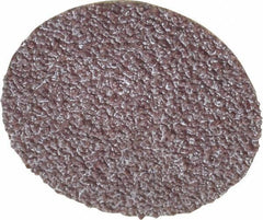 3M - 3/4" Diam, 80 Grit Aluminum Oxide Adhesive PSA Disc - Medium Grade, X Weighted Cloth Backing, For Bench Top Motors, Random Orbital Sanders - Eagle Tool & Supply