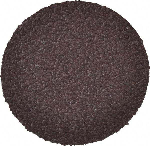 3M - 3/4" Diam, 100 Grit Aluminum Oxide Adhesive PSA Disc - Fine Grade, X Weighted Cloth Backing, For Bench Top Motors, Random Orbital Sanders - Eagle Tool & Supply
