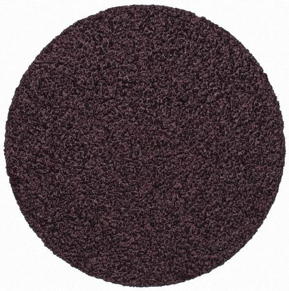 3M - 2" Diam, 50 Grit Aluminum Oxide Adhesive PSA Disc - Coarse Grade, X Weighted Cloth Backing, For Bench Top Motors, Disc Sanders, Random Orbital Sanders - Eagle Tool & Supply