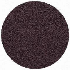 3M - 2" Diam, 50 Grit Aluminum Oxide Adhesive PSA Disc - Coarse Grade, X Weighted Cloth Backing, For Bench Top Motors, Disc Sanders, Random Orbital Sanders - Eagle Tool & Supply