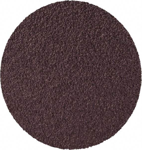 3M - 2" Diam, 60 Grit Aluminum Oxide Adhesive PSA Disc - Medium Grade, X Weighted Cloth Backing, For Bench Top Motors, Disc Sanders, Random Orbital Sanders - Eagle Tool & Supply