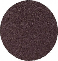 3M - 2" Diam, 60 Grit Aluminum Oxide Adhesive PSA Disc - Medium Grade, X Weighted Cloth Backing, For Bench Top Motors, Disc Sanders, Random Orbital Sanders - Eagle Tool & Supply